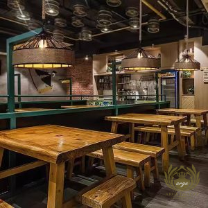 halatlı urganlı kafe aplik modeli imalatı