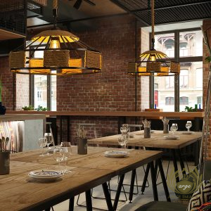 halatlı urganlı kafe aplik modeli imalatı