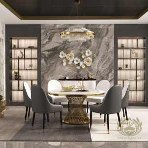 Salon Otel Villa Oda İçin Modern Kademeli Kristal LED Avize Gold Sarkıt Avize