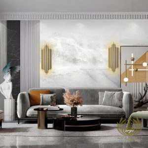 Borulu Gold Aplik Otel Kafe İmalat Modeli - Görsel 3