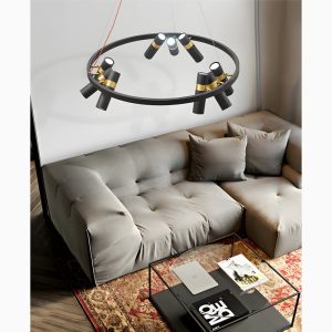 Yuvarlak Siyah Metal LED Sarkıt Avize İmalatı Avize Aplik Dış Mekan Aydınlatma Modelleri İmalatı Yuvarlak Siyah Metal LED Sarkıt Avize İmalatı - Görsel 9