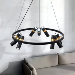 Yuvarlak Siyah Metal LED Sarkıt Avize İmalatı Avize Aplik Dış Mekan Aydınlatma Modelleri İmalatı Yuvarlak Siyah Metal LED Sarkıt Avize İmalatı - Görsel 5