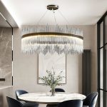 Cam Çubuk Avize Modeli İmalatı Otel Salon Şık Led Aydınlatma