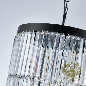 Villa İçin Lüks Kristal Galeri Boşluğu Avize