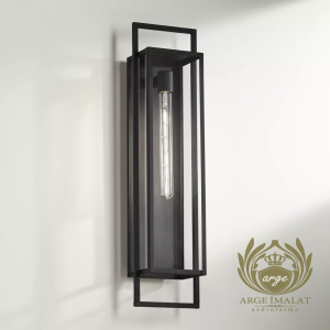 Dış Mekan Metal Camlı Villa Bahçe Duvar Aplik Baba Üstü Aydınlatma Modelleri İmalatı