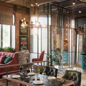 Telli Cafe & Restoran Retro Vintage Loft Tasarım Avize Modelleri ve İmalatı