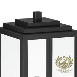 Villa Bahçe Duvar Baba Üstü Metal Ayaklı Aydınlatma - Görsel 3