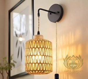Classic Shop Avize Aplik Dış Mekan Aydınlatma Modelleri İmalatı Rattan Bohem Bambu Aplik Modelleri