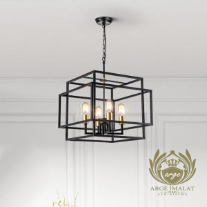 Endüstriyel Loft Avize | Kafe Restoran Vintage Metal Avize İmalatı - Görsel 4