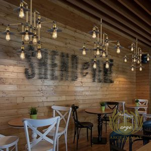 Endüstriyel Boru Avize | Retro Loft Cafe & Restoran Aydınlatması Avize Aplik Dış Mekan Aydınlatma Modelleri İmalatı Endüstriyel Boru Avize | Retro Loft Cafe & Restoran Aydınlatması - Görsel 3