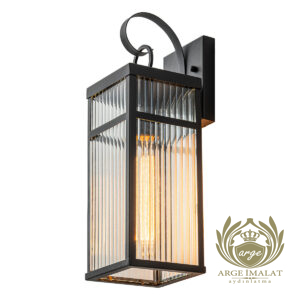 Siyah Metal Çizgili Camlı Dış Mekan Duvar Apliği (40.6 cm) – Modern Bahçe ve Balkon Aydınlatması E27 Avize Aplik Modelleri İmalatı Siyah Metal Cizgili Camli Dis Mekan Duvar Apligi 40.6 cm – Modern Bahce ve Balkon Aydinlatmasi E27 5