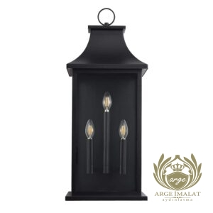 avize aplik imalatı modelleri Avize Aplik Modelleri İmalatı Vintage Dış Mekan Duvar Lambası, 71 cm ve 3 lamba Cam Fener, Hava Koşullarına Dayanıklı, Ön KapıBahçeVeranda İçin Uygun Aydınlatma Armatürü