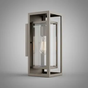 modern geometrik metal dis mekan duvar apligi seffaf camli rustik aydinlatma