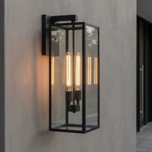 Siyah Metal Kasa Çift Duylu Camlı Uzun Dış Mekan Aplik - Villa Kapı Yanı, Veranda, Bahçe Duvarı ve Havuz Kenarı Dekoratif Duvar Aydınlatma Lambası İmalatı Avize Aplik Dış Mekan Aydınlatma Modelleri İmalatı Siyah Metal Kasa Çift Duylu Camlı Uzun Dış Mekan Aplik - Villa Kapı Yanı, Veranda, Bahçe Duvarı ve Havuz Kenarı Dekoratif Duvar Aydınlatma Lambası İmalatı - Görsel 7