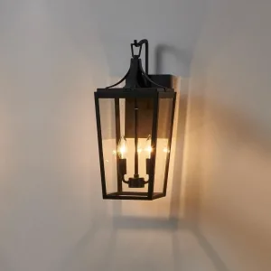 Dış Mekan Villa Duvar Apliği İmalatı Siyah metal dış mekan duvar apliği villa girişi aydınlatma tasarımı