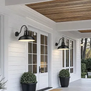 E27 LED Ampul Tekli I Modern Salon ve Kafe Dış mekan Aydınlatma Aplik Yan Profil Kasa Yapısı