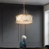 Modern Gold Detaylı Kumaş Yuvarlak Sarkıt Avize İmalatı (modern gold detaylı kumaş yuvarlak sarkıt avize) Detay Görseli 2