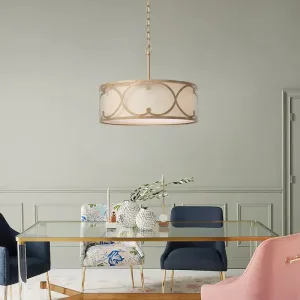 Modern Gold Detaylı Kumaş Yuvarlak Sarkıt Avize İmalatı (modern gold detaylı kumaş yuvarlak sarkıt avize) Detay Görseli 5
