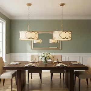 Modern Gold Detaylı Kumaş Yuvarlak Sarkıt Avize İmalatı (modern gold detaylı kumaş yuvarlak sarkıt avize) Detay Görseli 7