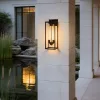 Modern Siyah Camlı Dış Mekan Villa Veranda Duvar Apliği İmalatı (modern siyah camlı dış mekan villa veranda duvar apliği) Detay Görseli 16